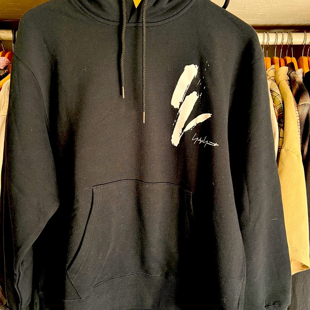 Yohji Yamamoto Black New Era Hoodie